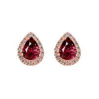 Orecchini Soranzo Gioielli Donna Pietre Preziose in Oro rosa Rubino 0.91 Ct GI10449868 - GI10449868